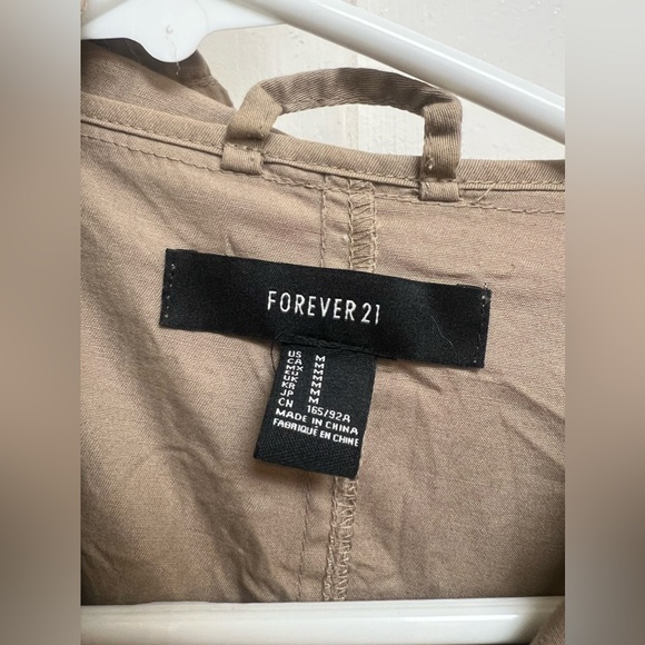 Tan / Khaki Lightweight Anorak / Utility Style Jacket (perfect for spring) - Picture 3 of 4